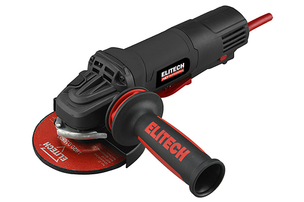 УШМ ELITECH HD AG 1212E (Ø125мм,1300Вт,11000об/мин, QUICK-FIX пл.пуск, антирест, 3,2кг) E2213.049.00