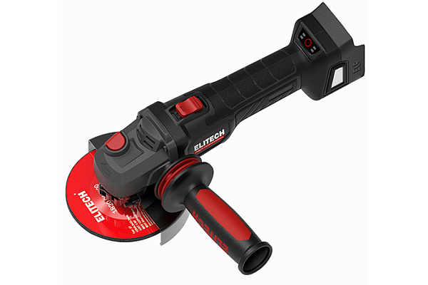 УШМ аккумуляторная ELITECH HD CAG 2012BL (Ø125мм, 4Ач, 3500-9500об/мин,1,9кг) E2213.074.00