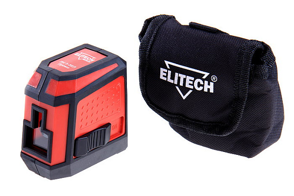 Лазерный нивелир ELITECH ПРОМО ЛН 3-зел (15м, 0,25кг, гор/верт зелен. луч, кор) 354*