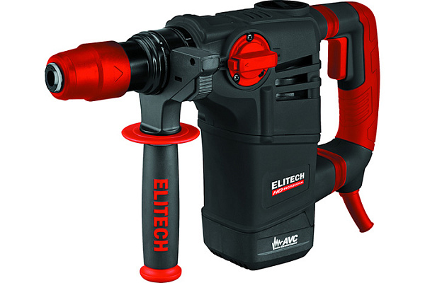 Перфоратор ELITECH HD RH 1130E (1000Вт, SDS+, 3реж,3,5Дж, 2800-3400у/м, 7,2кг, кейс) E2205.018.01